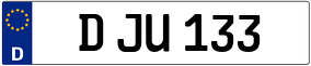 Truck License Plate